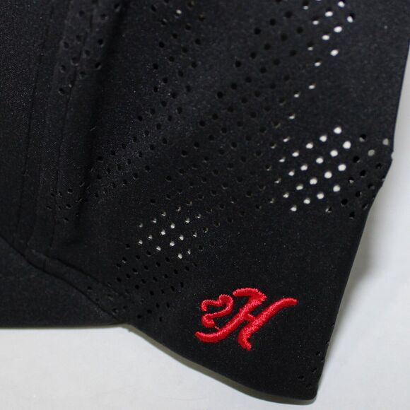 Hooey Habitat Black Trucker Hat Fishing Lure SKU: 6015T-BK Snapback NWT - Picture 6 of 11